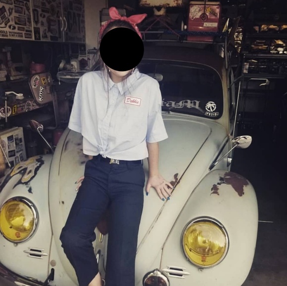 Forever 21 Collared Button Down (cropped) - Picture 8 of 8